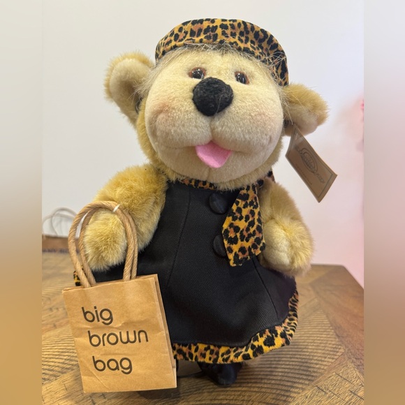 Bloomingdale's Other - Bloomingdale's Plush Bear with Leopard Accents